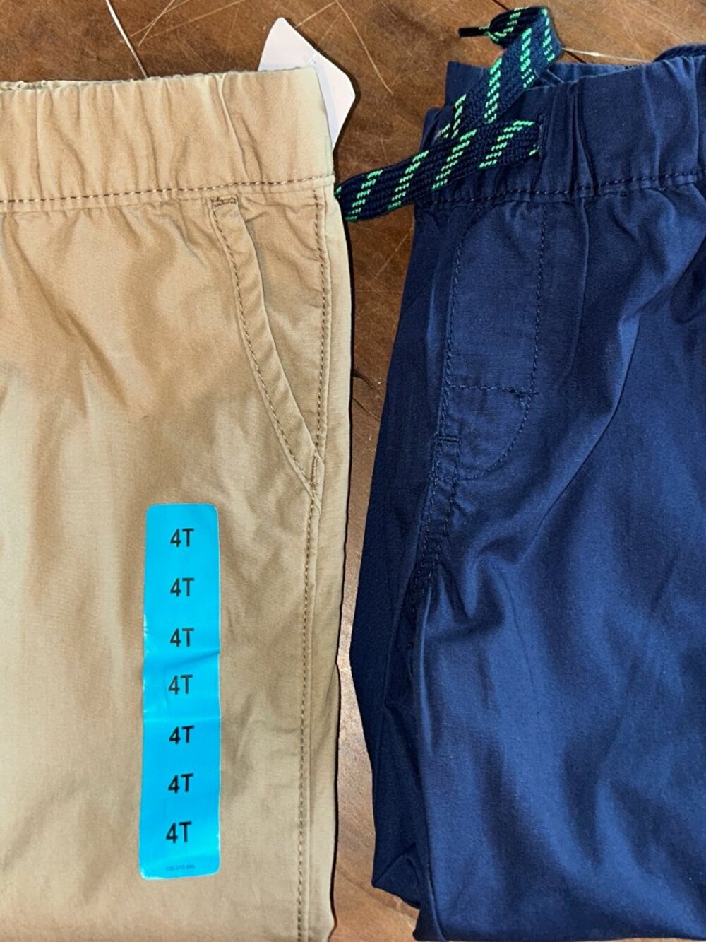 Carters Pair of Pants, elastic waist, Size 4t, nwt